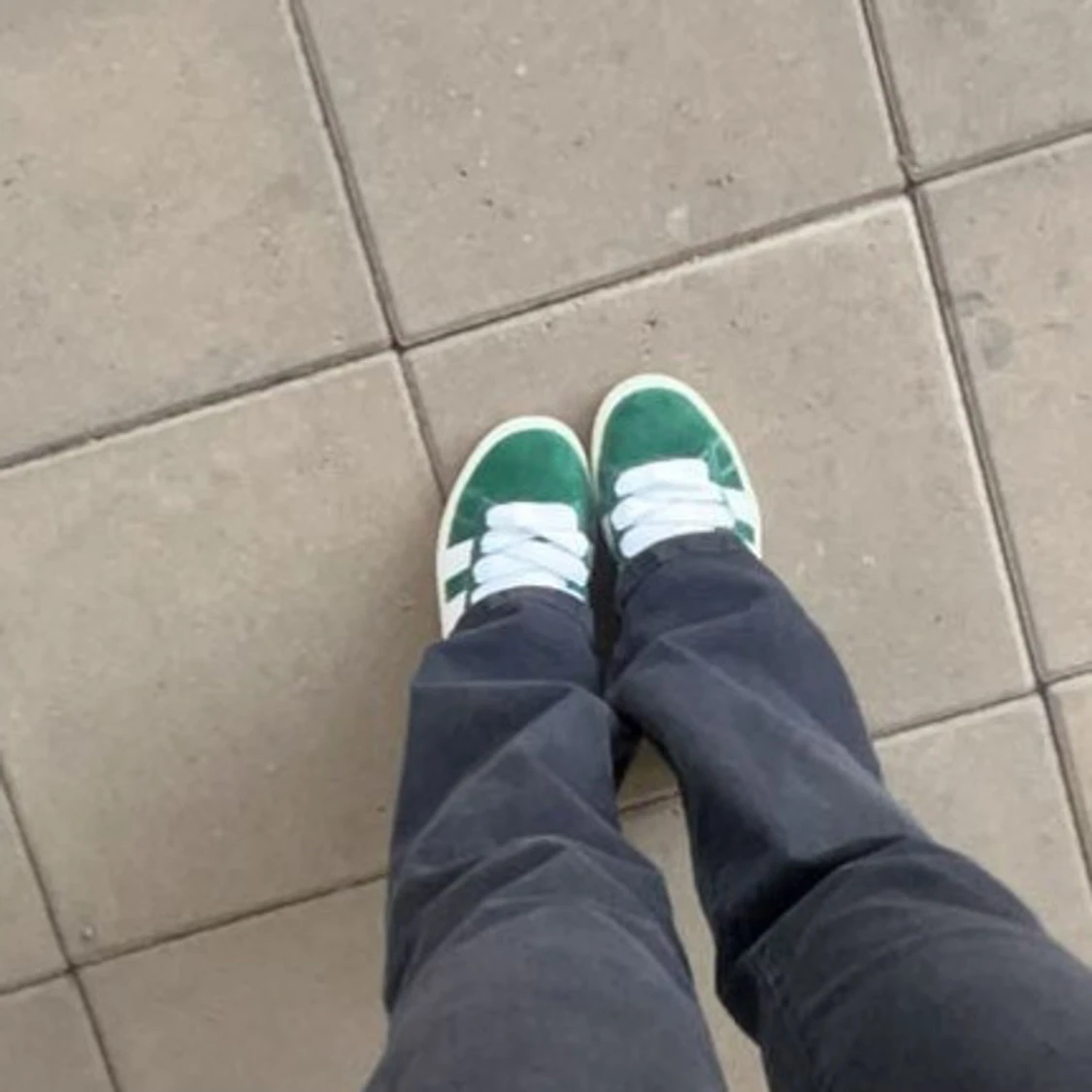 Gröna Adidas Campus sneakers - 90