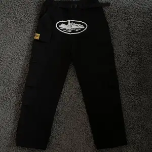 Äkta svarta Corteiz cargo pants