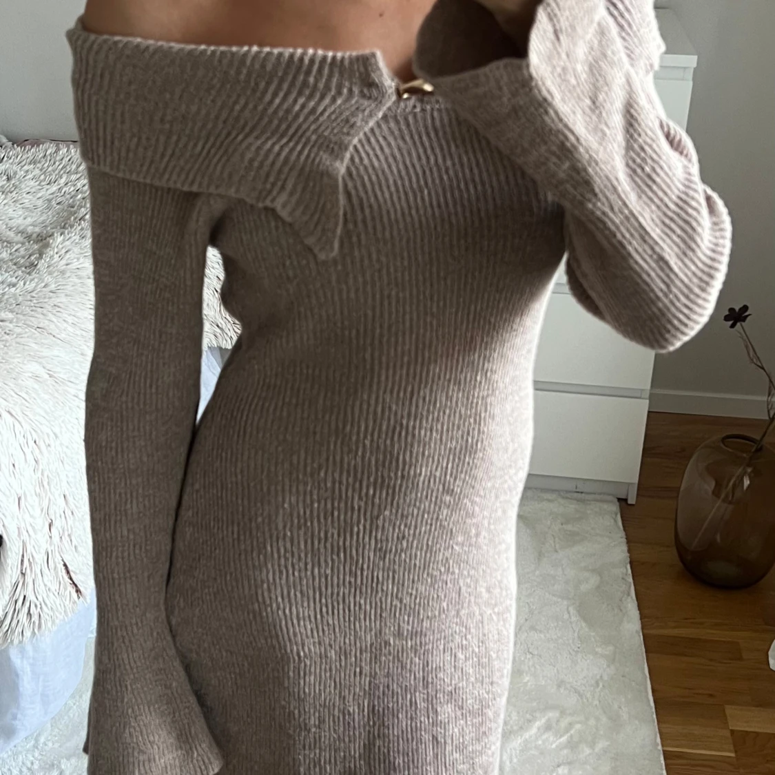 Stickad klänning - 93