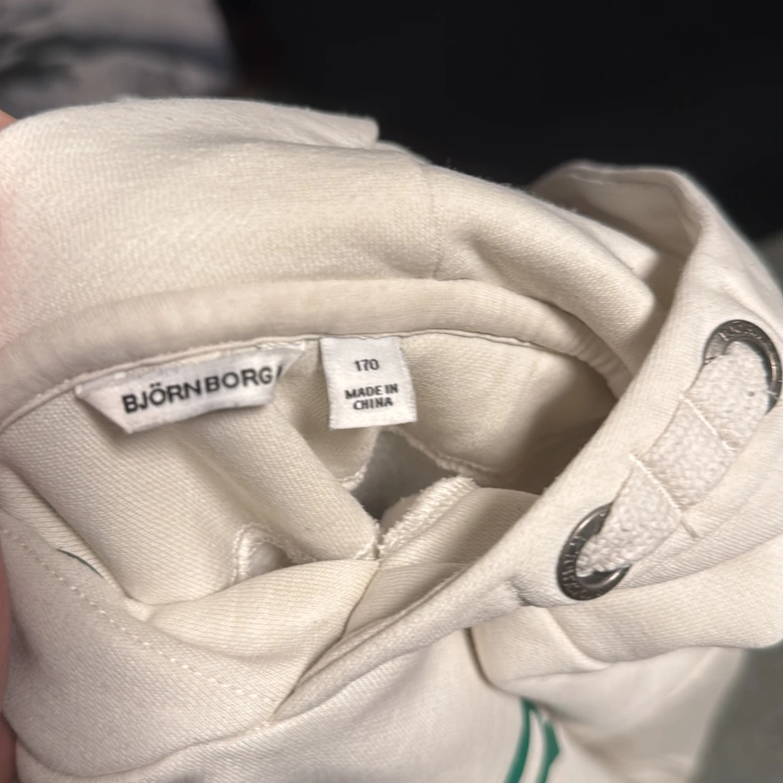 Vit hoodie från Björn Borg - 91