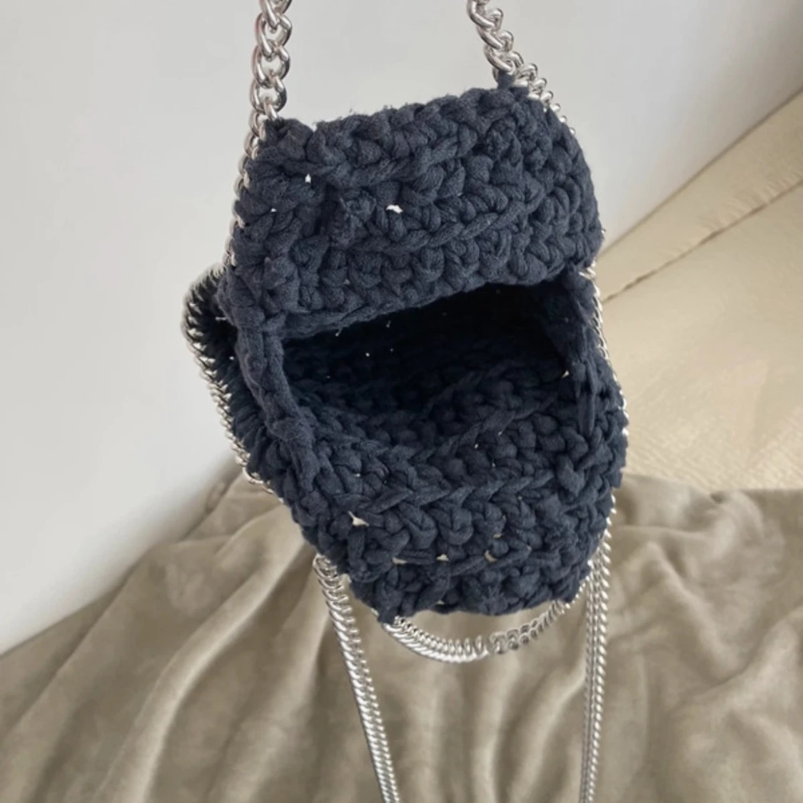 Marinblå väska - 92