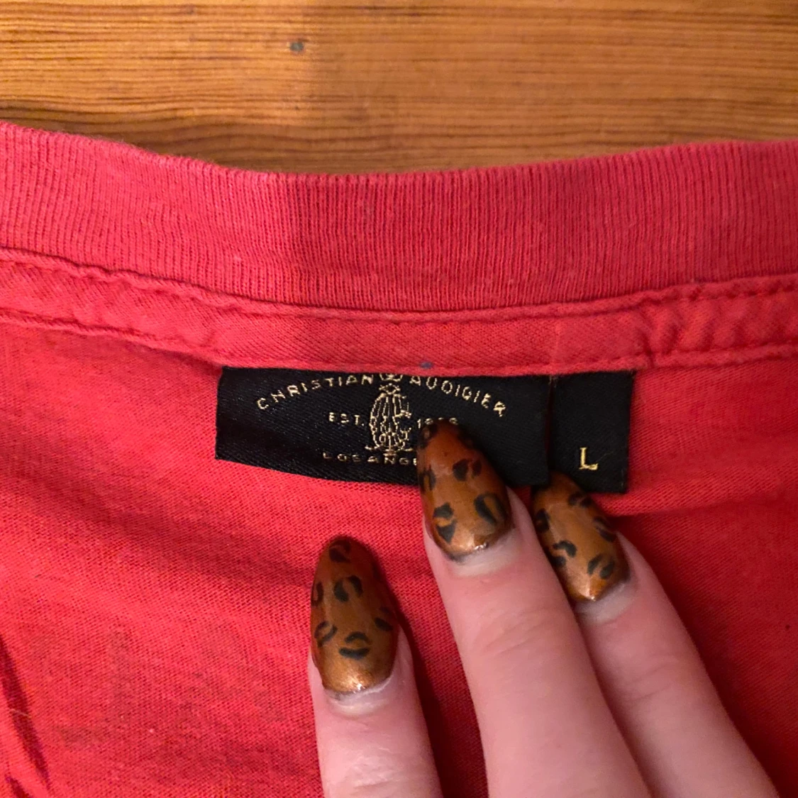 Röd t-shirt från Christian Audigier❤️ - 92