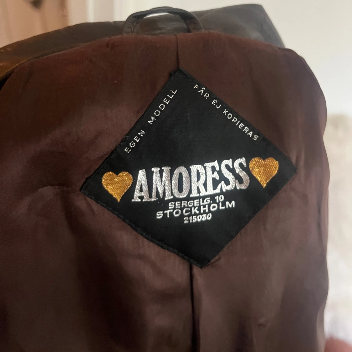 Snygg skinnkavaj  - 3