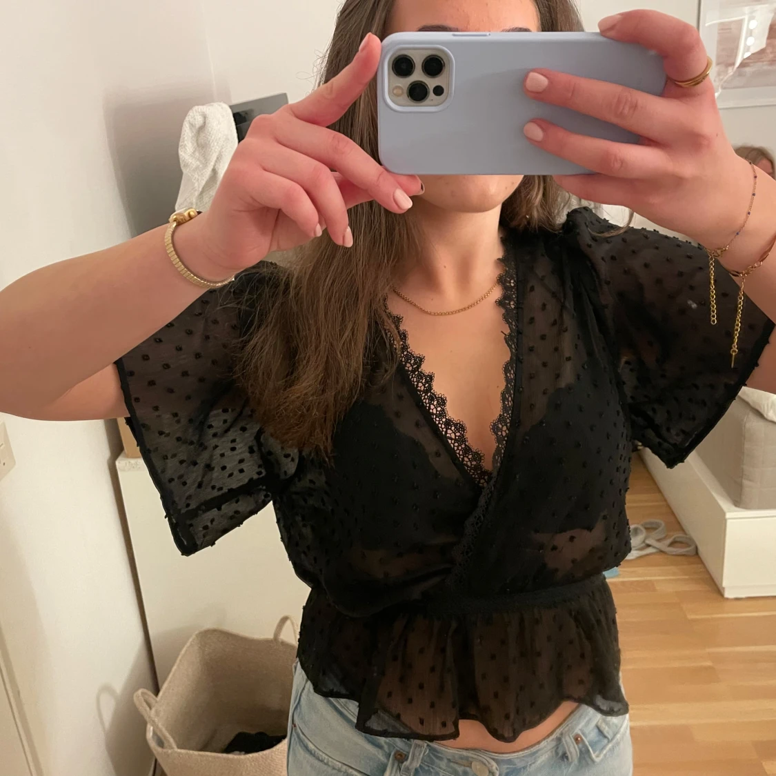 Svart blus från Zara