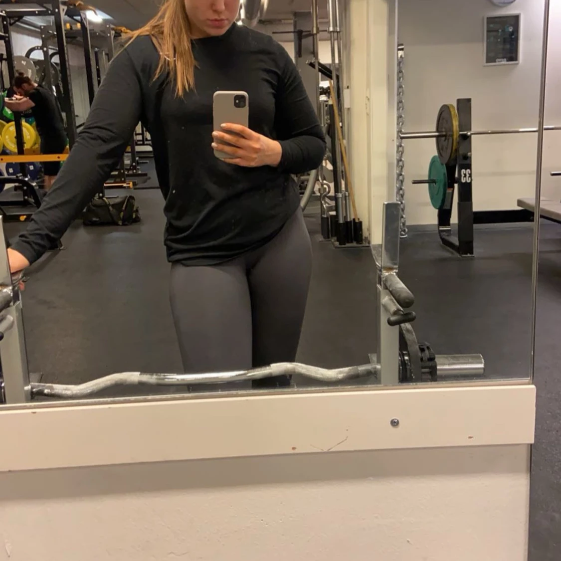 Grå träningstights från ICANIWILL