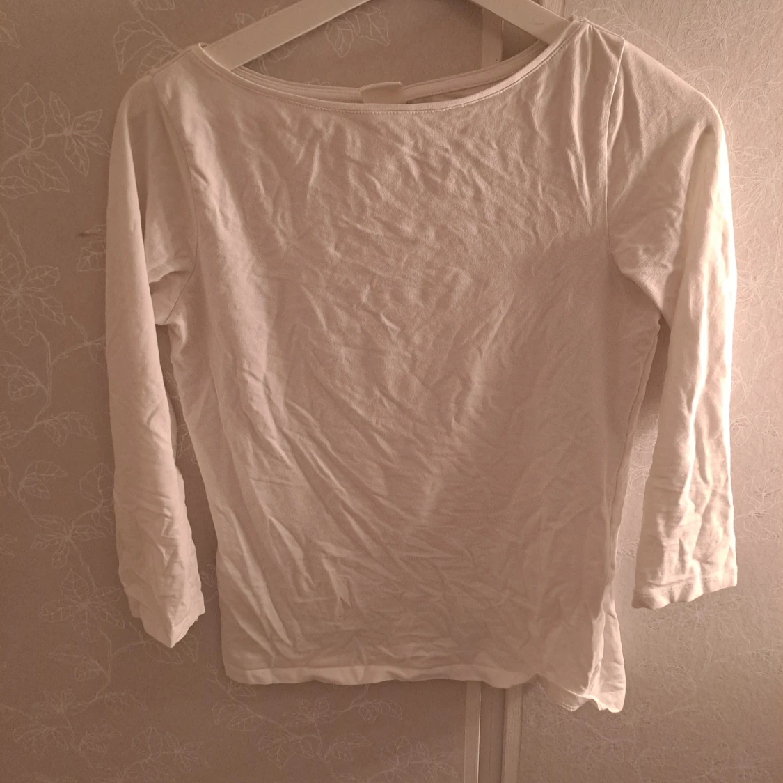 Svart och vit långärmad topp - 91