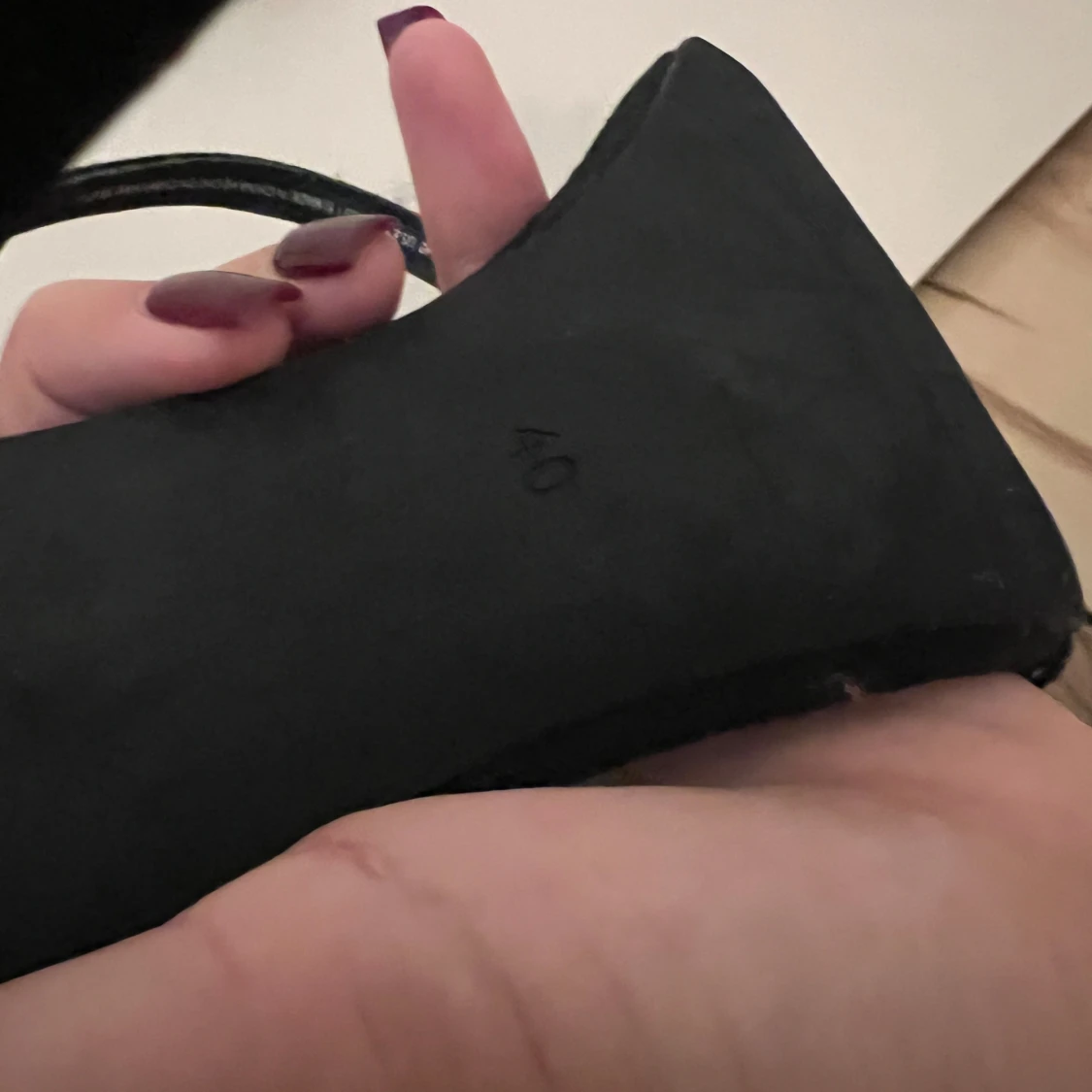 Svarta klackskor från Divided - 91