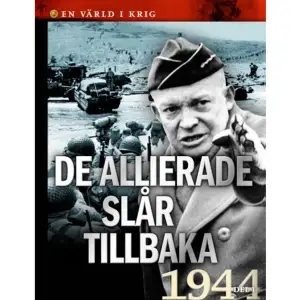 Klockan 1.00 den 6 juni 1944 hoppar den amerikanske fallskärmssoldaten Marcus Heim ut över Normandie. Han är den förste av 156 000 man som de allierade lyckas landsätta på D-dagen i det tyskockuperade Europa. Hitler är nu under press på alla fronter. Samtidigt sänder USA ut ubåtar på hemligt uppdrag för att snappa upp japanernas planer för kriget i Stilla havet.  Läs bl.a. om: -Tyskarna förskansar sig på bergstopp. -Fångar gräver sig ut i friheten. -Hitlerjugend får sitt elddop. Boken ingår som en fristående del i bokserien En Värld I Krig, som är framtagen och utvecklad av tidningen Världens Historia. Varje titel i denna serie bjuder på nytänkande historieförmedling, där den dramatiska och fängslande skildringen står i centrum. Krigets skurkar och hjältar berättar själva om sina upplevelser, slagfältets dramatik återuppstår på detaljerade kartor och krigets många nya vapen förklaras med hjälp av stora, genomarbetade illustrationer. Följande gäller alla titlar i nämnda bokserie: Bokserien skaffar dig en fullständig översikt över andra världskrigets mest dramatiska händelser, allt från den tidiga tyska upprustningen och Hitlers segermarsch genom Europa, till de utarmande striderna i öst i slutet av kriget.    Format Inbunden   Omfång 128 sidor   Språk Svenska   Förlag Bonnier Publications A/S   Utgivningsdatum 2017-11-03   Medverkande Niels Hansen   Medverkande Torben R. Simonsen   Medverkande Berif Viuf   Medverkande Ulla Edelbo Raaschou   Medverkande Esben Schouboe   Medverkande Stine Overbye   Medverkande Gorm Palmgren   Medverkande Patrik Axelsson   ISBN 9788253534336  