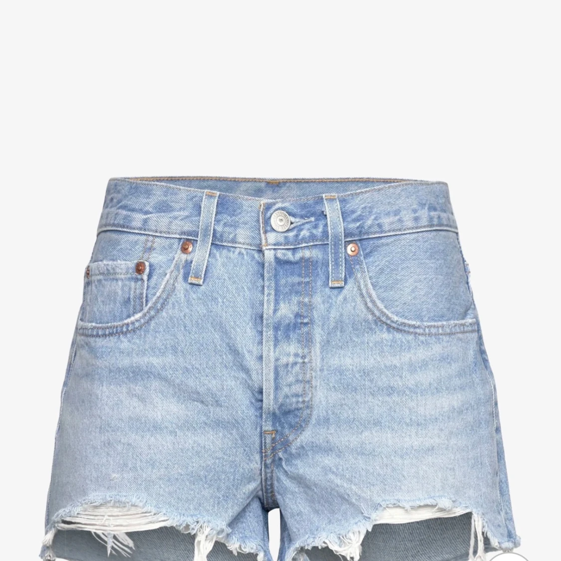 Blåa levi’s 501 shorts