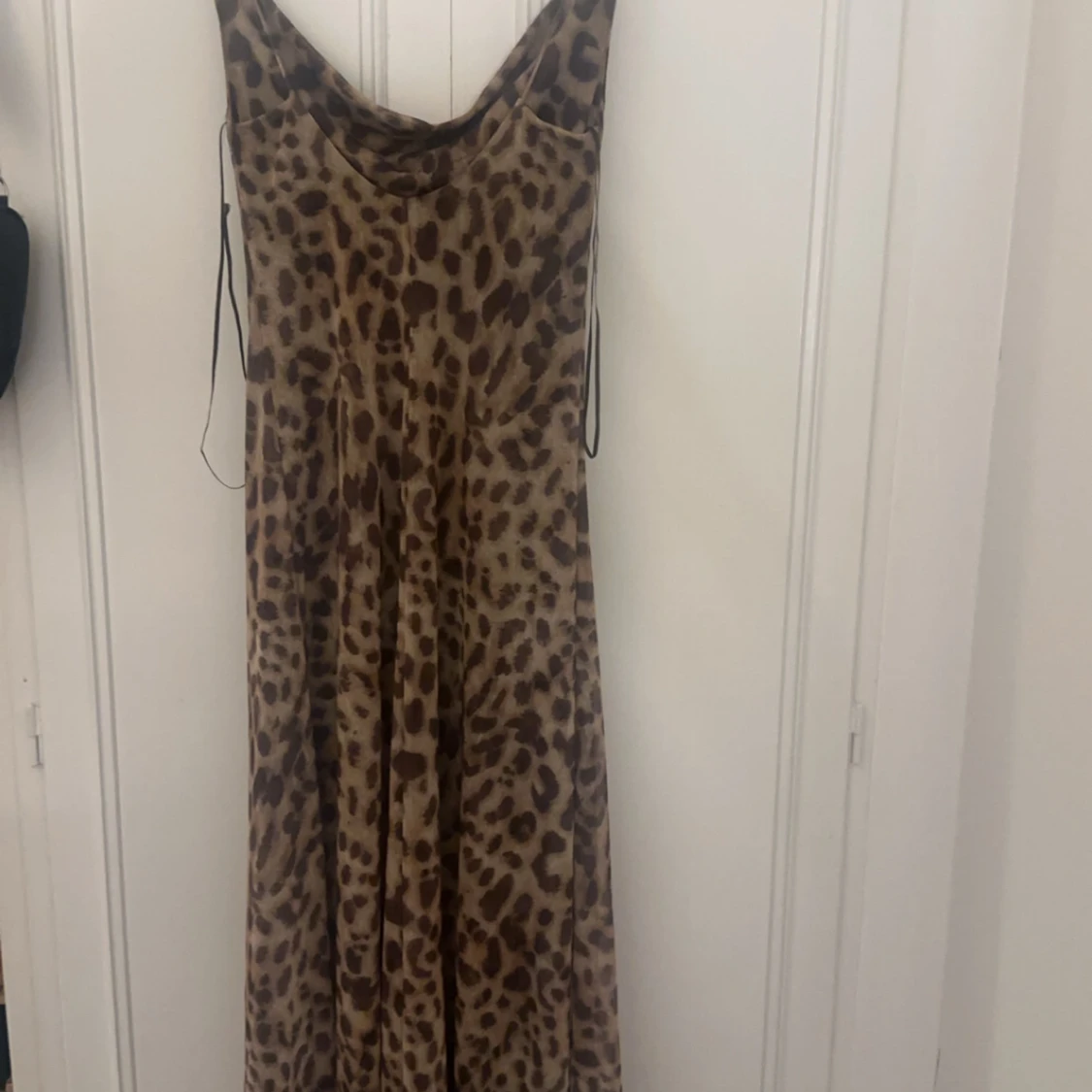 Leopardmönstrad långklänning - 90