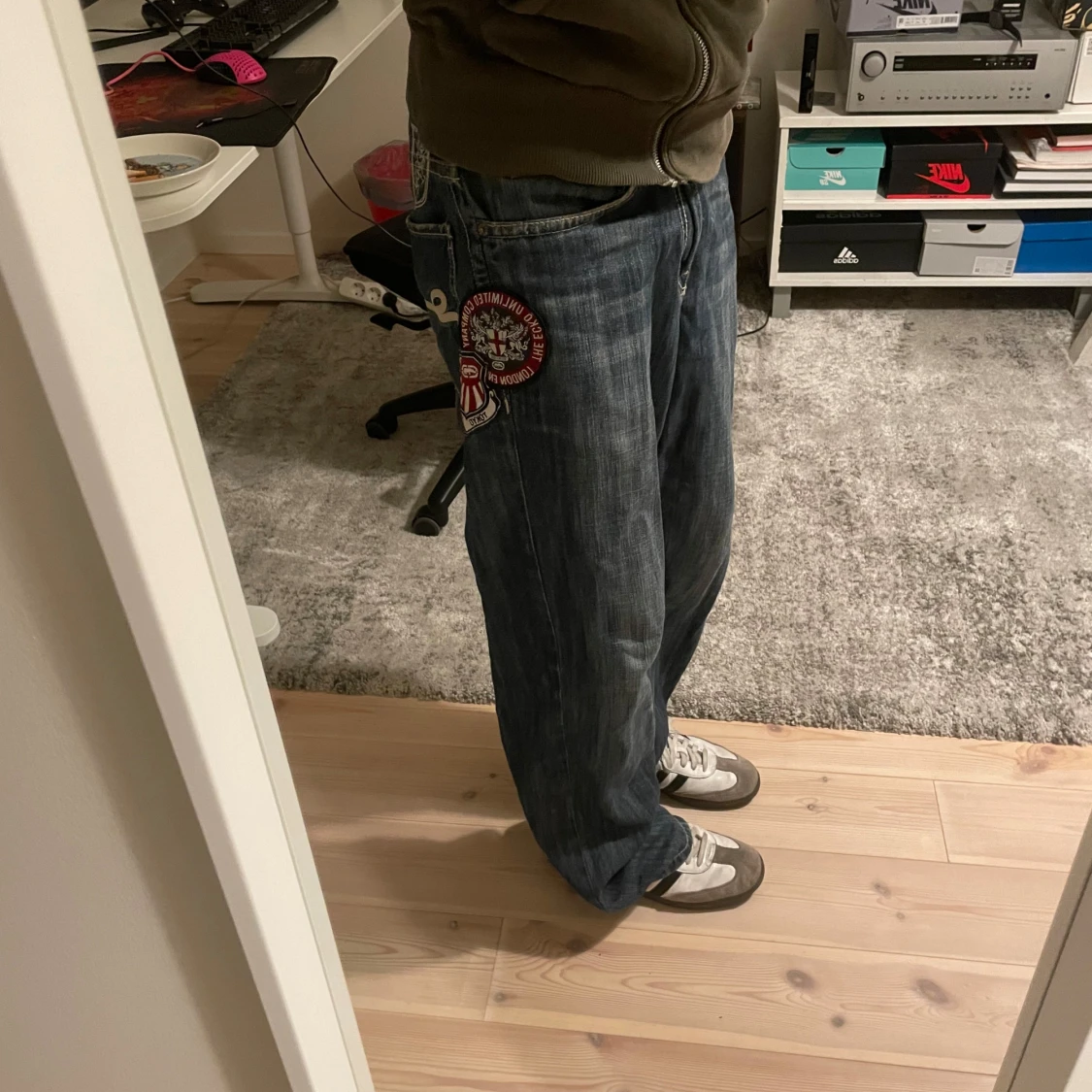 Eckō embroidered jeans - 90