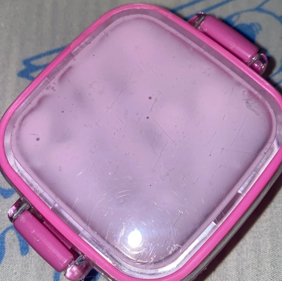 2 Rosa slime  i fyrkantig förpackning - 2