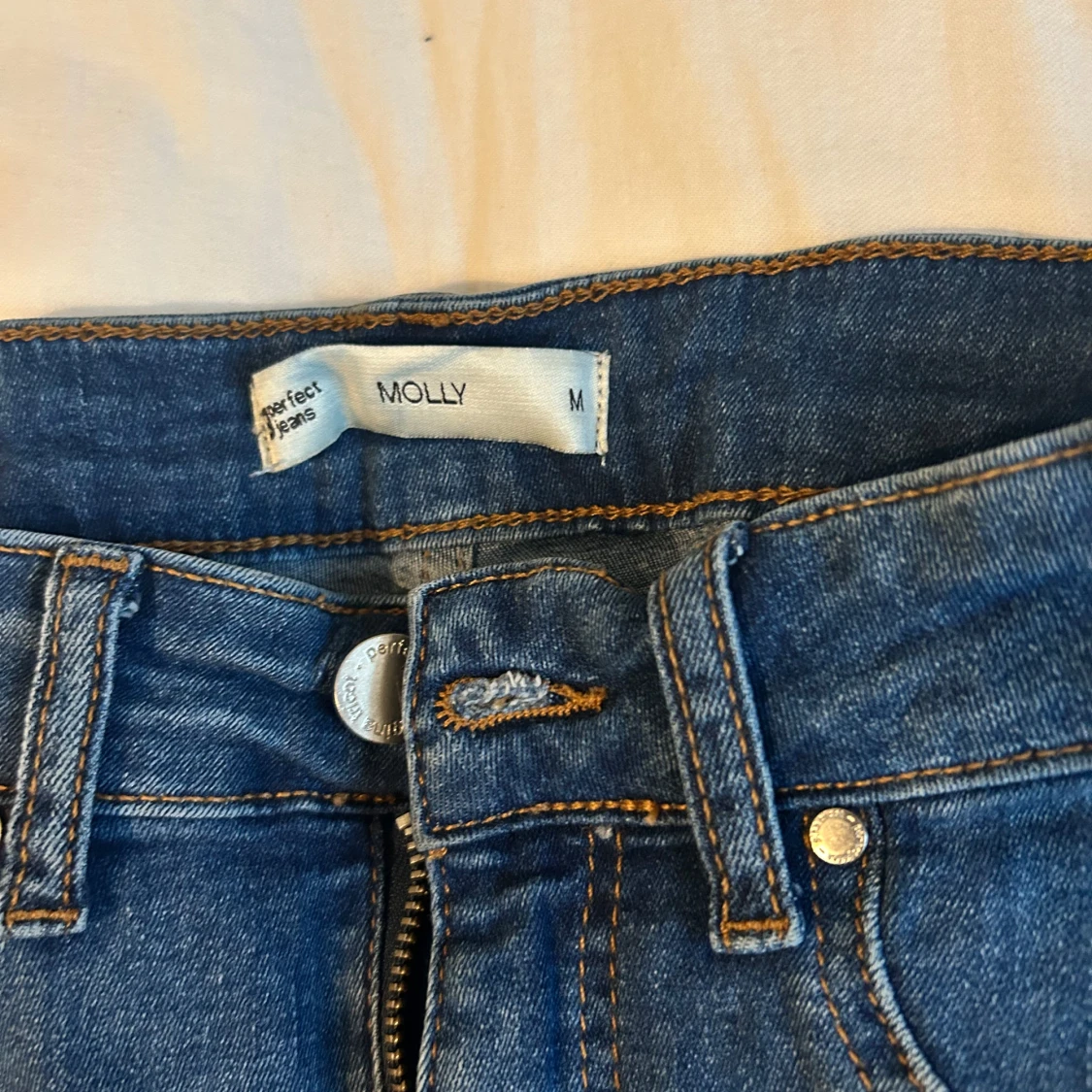 Blå jeansshorts från Molly - 1