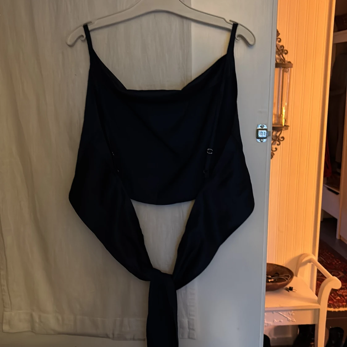 Mörkblå  axelbandslös topp - 2