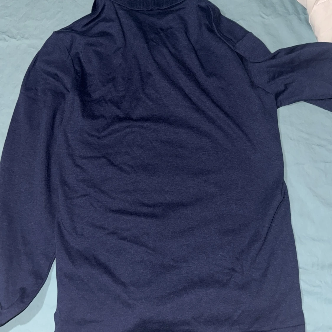 Blå långärmad pikétröja från Ralph Lauren - 4