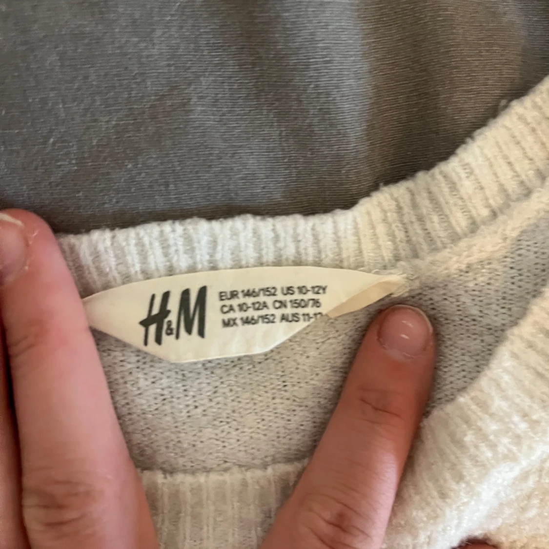 Vit och svart randig tröja från H&M - 2