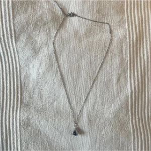 Drak klo Svart - Silver halsband🤍Justerbar och rostfri stål 