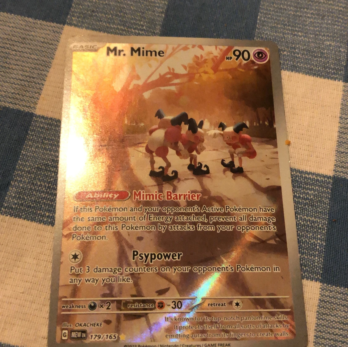 Mr. Mime Pokémonkort