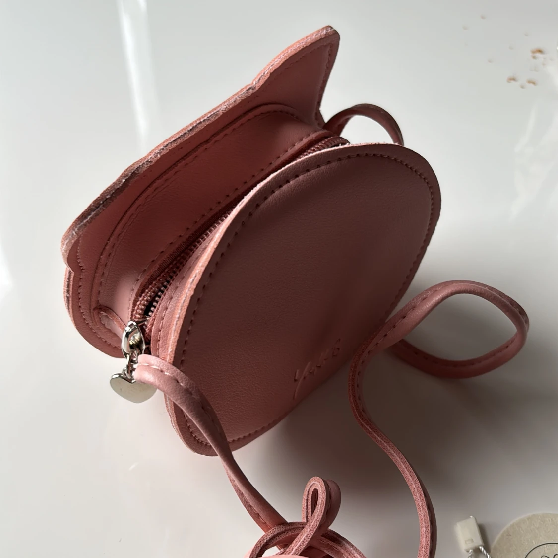 Rosa axelväska i form av en räv för barn - 91