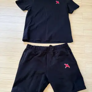 Arigato shorts och t-shirt som inte säljs längre. 249 styck eller 349 för båda. Priset kan diskuteras. Båda är i storlek M.