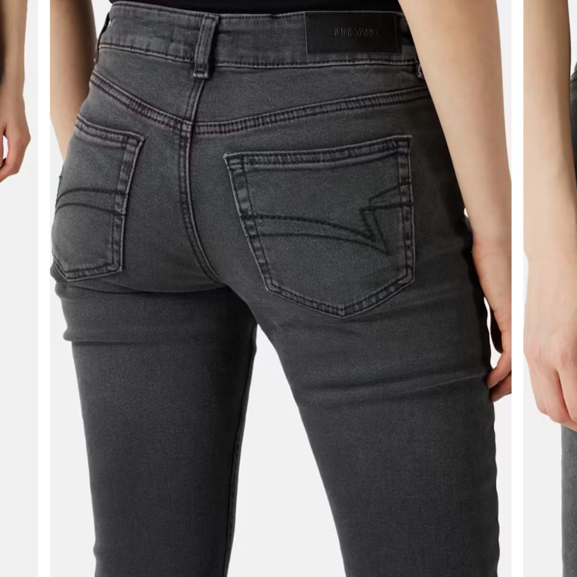 Grå bootcut jeans - 91