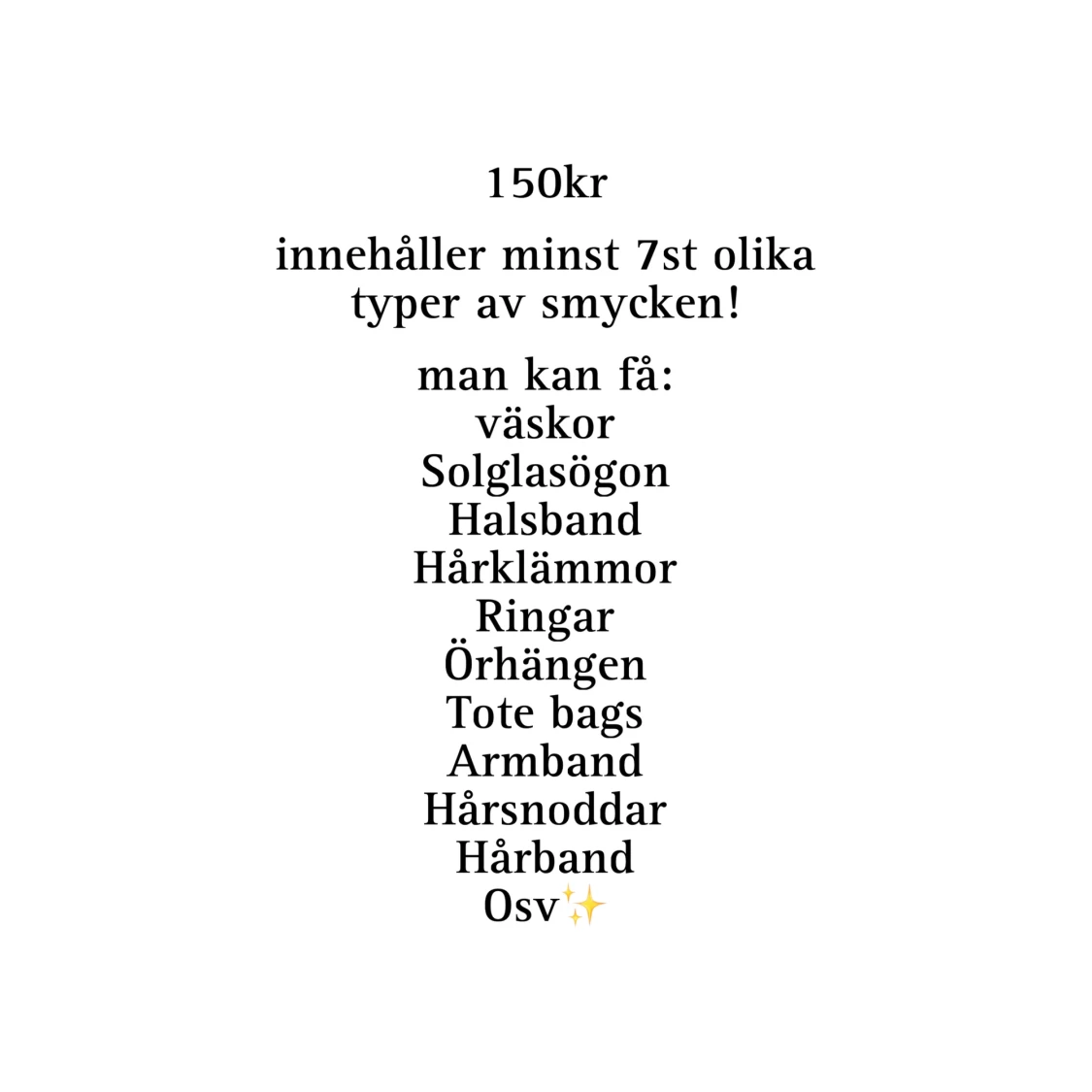 Accessoarer paket - 90