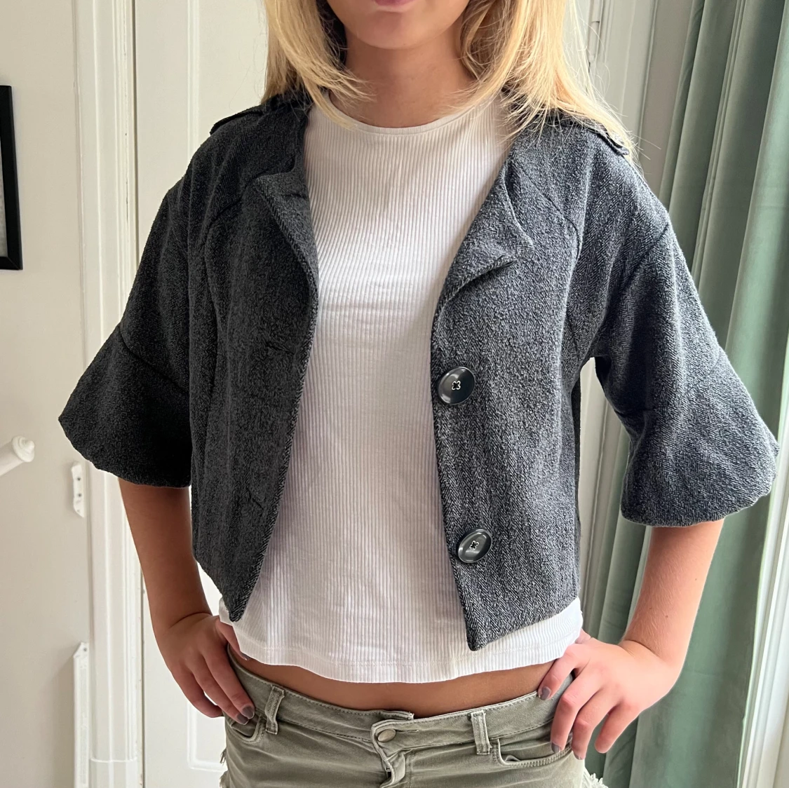 Trekvartsärmad jacka