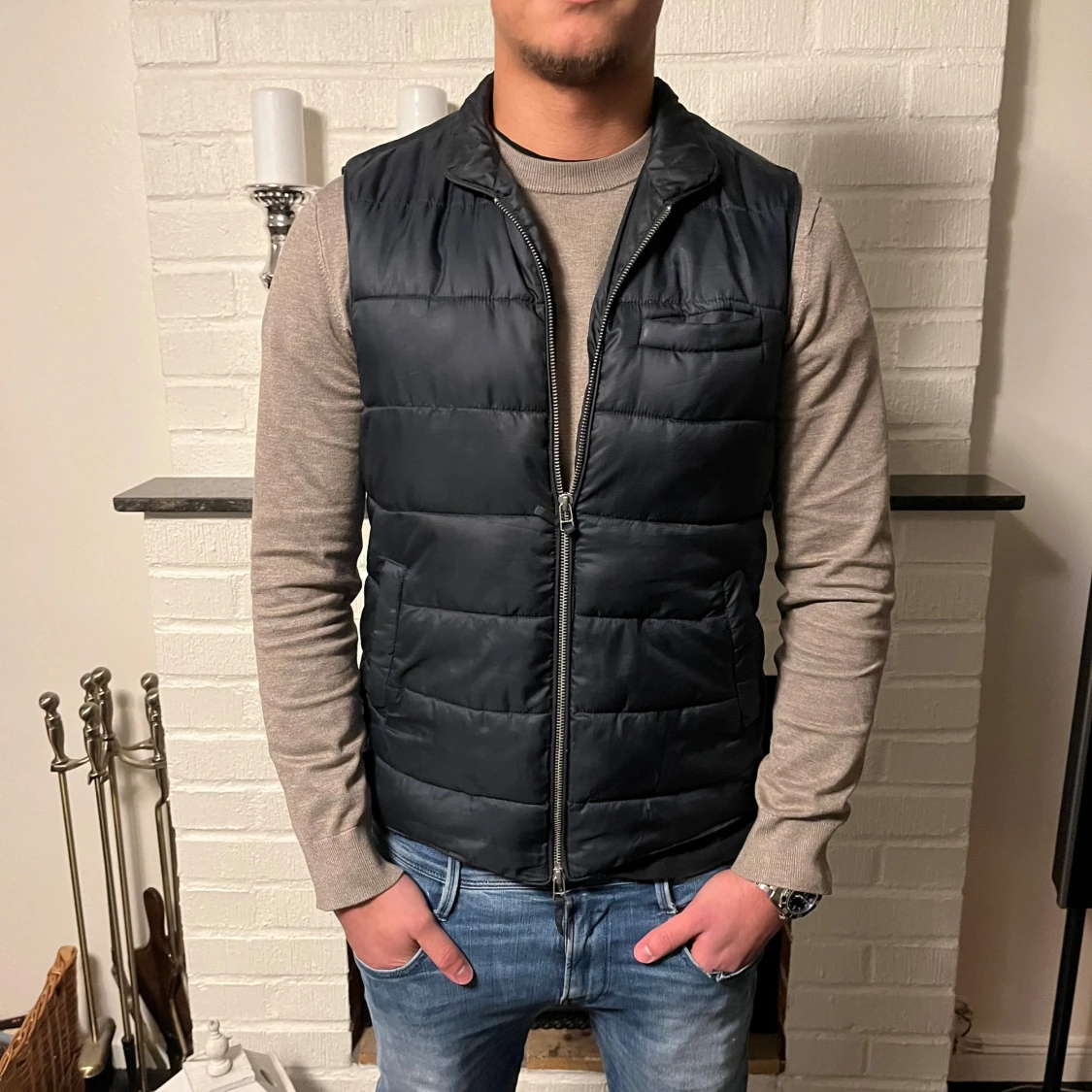 Mörkblå John Henric väst