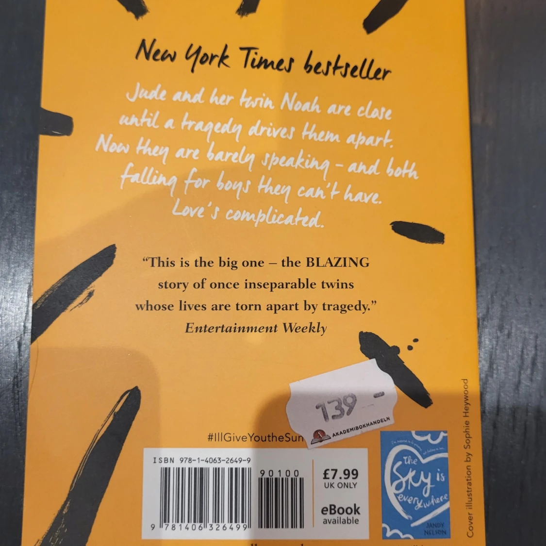 I'll give you the sun -Jandy Nelson - 90