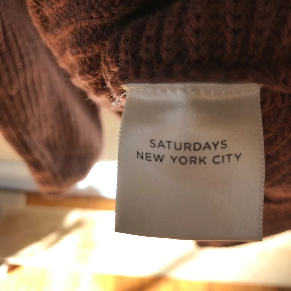 Saturdays NYC stickad tröja bomull/cashmere  - 92