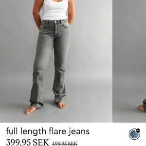 Gråa jeans - Gråa jeans från Ginatricot, inga defekter och knappt använda💕