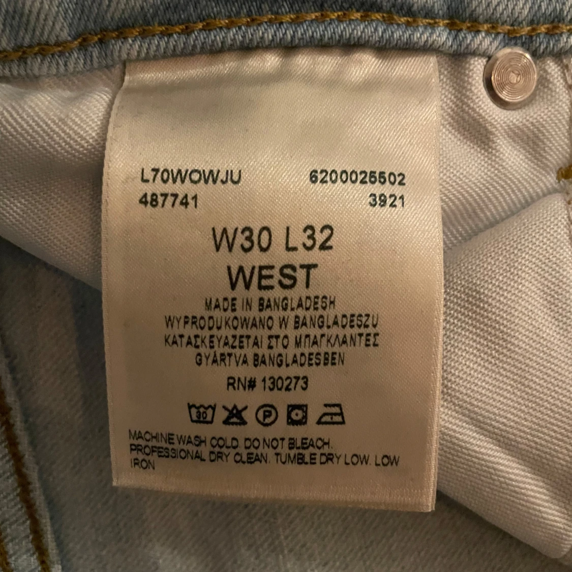 Ljusblå jeans från Lee - 4