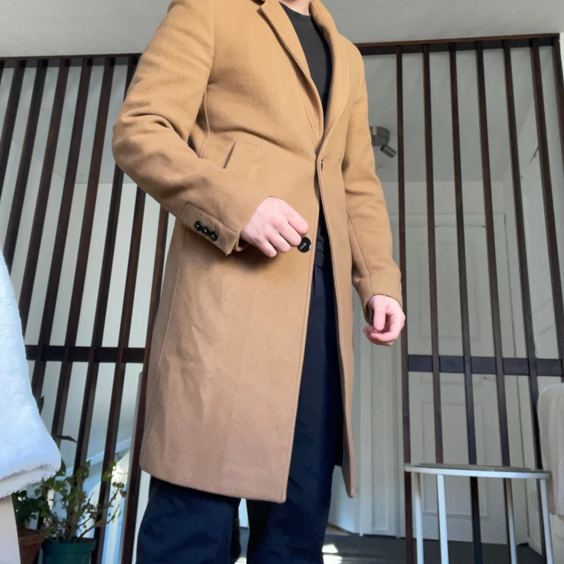 Beige kappa från Zara