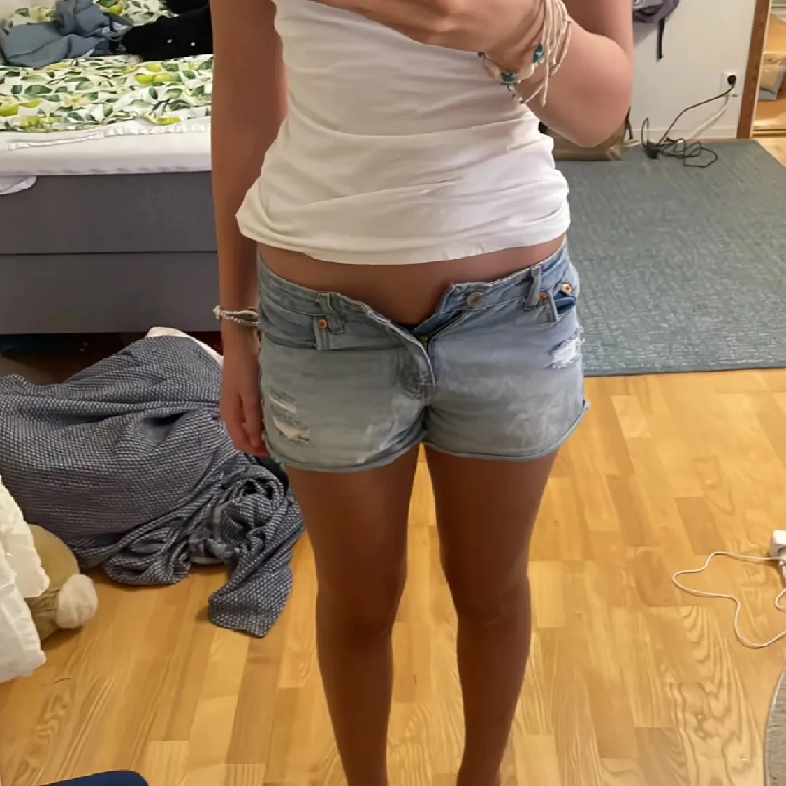 Blå jeansshorts från Levi's