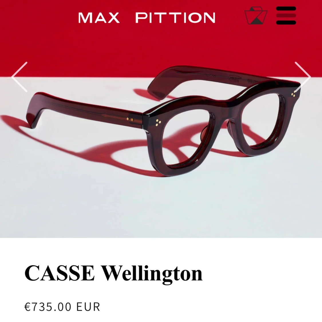 Max Pittion Casse Wellington Solglasögon