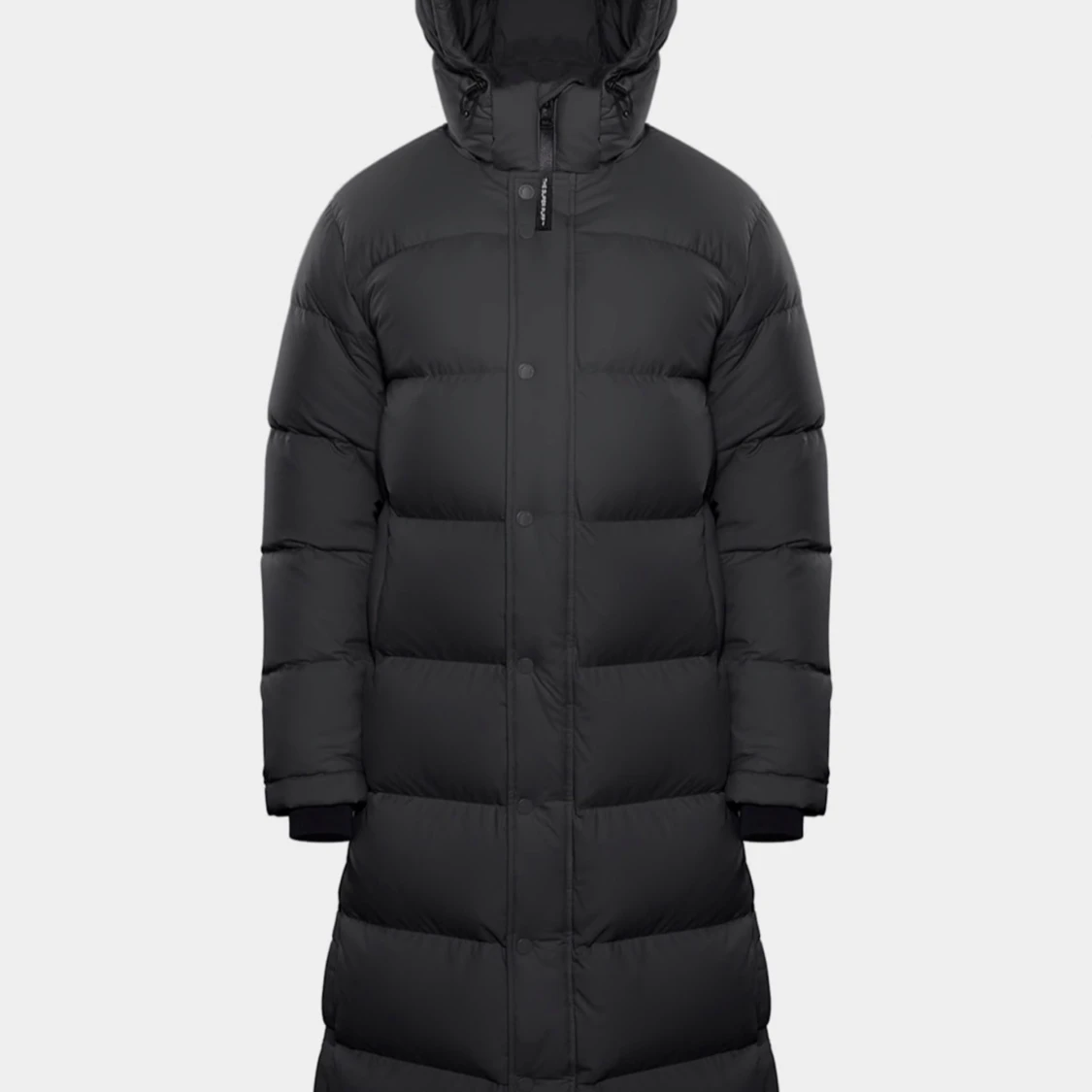 Svart lång dunjacka från Aritzia - 2