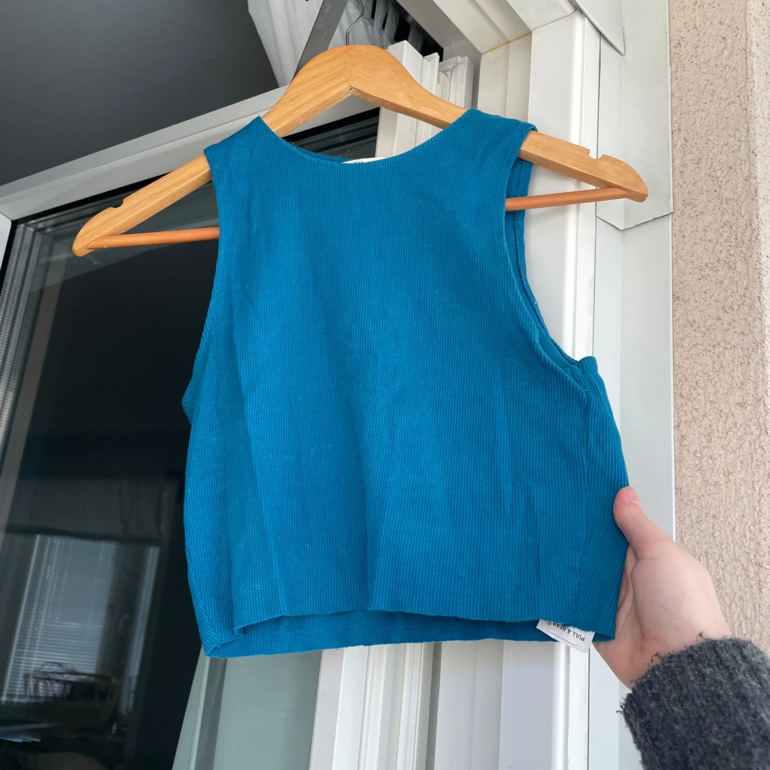 Ribbade linnetopp från Pull&Bear