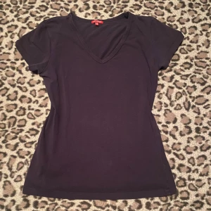 V-ringad tröja - Säljer en stilren mörkgrå t-shirt från Northbrook med v-ringad hals. Perfekt för en enkel och klassisk look. Tröjan har lite mörklila nyanser, väldigt fin färg.