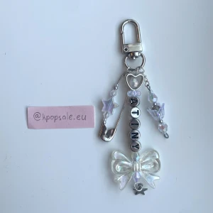 Kpop nyckelring  - Ateez ’atiny’ keychain🤍gjord av mig, oanvänd, 40kr + 18kr frakt 