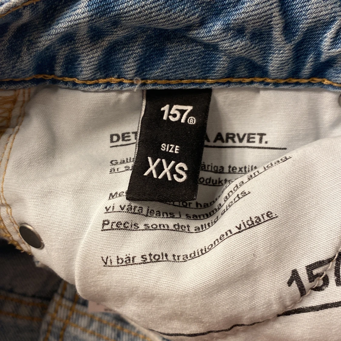 Ljusblå jeans från 157 (Lågmidjade) - 92