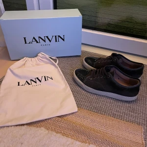 Lanvins  - Snygga gråa Lanvins i storlek 41 box, dustbag medföljer vid köp | ett litet hål på insidan av skon men märks inte av vid användning annars fint skick