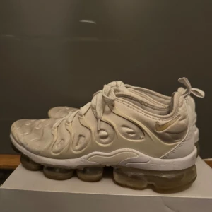 Nike air vapormax plus  - Säljer ett par slitna Vapormax Vm märket där bak är borta på båda skorna om nån vill ha dem är det bara att skriva