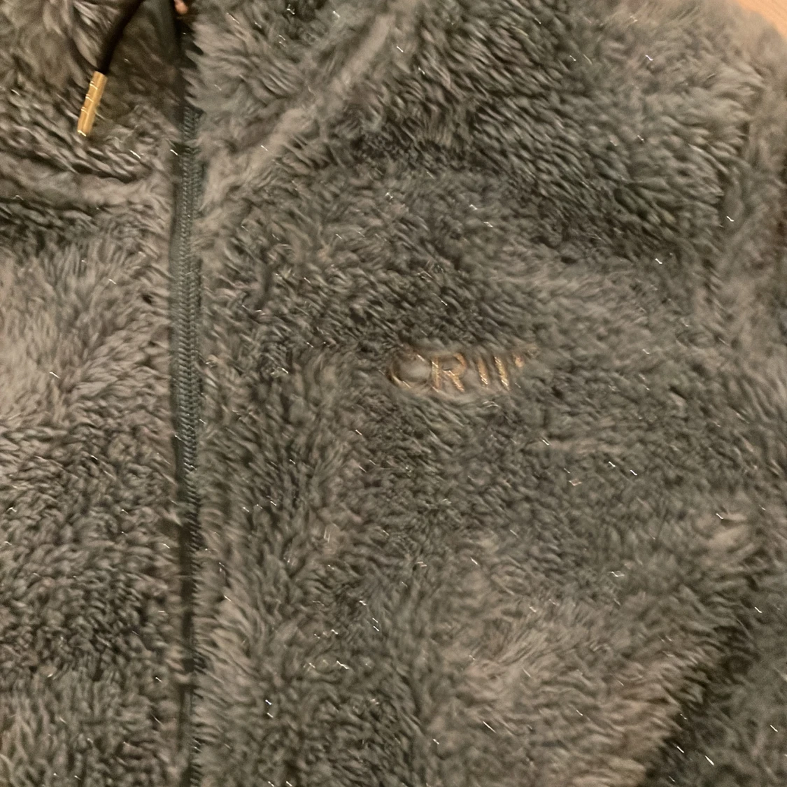 Grön fluffig ridtröja - 91