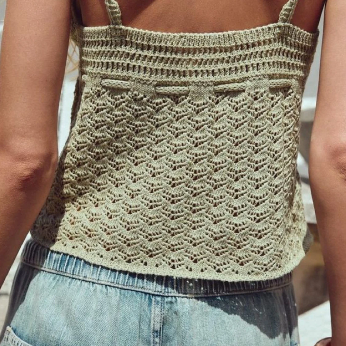 zara virkad topp - 90