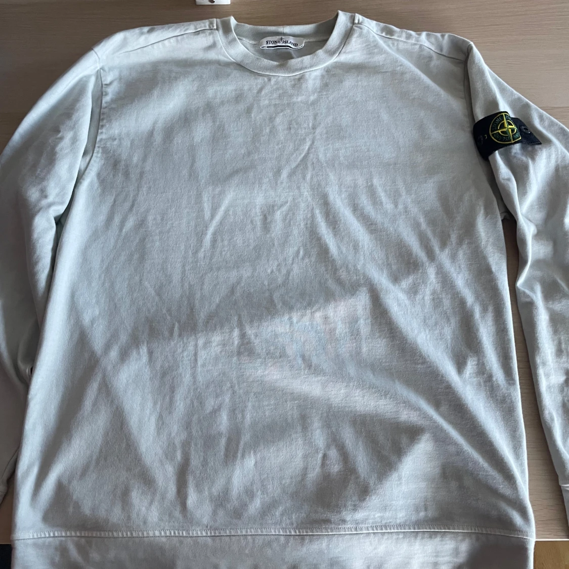 Stone Island sweatshirt L, Ljusblå