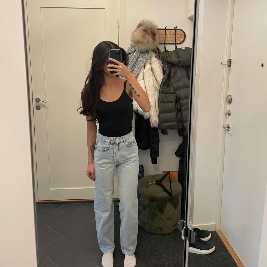 Ljusblå jeans från Gina tricot