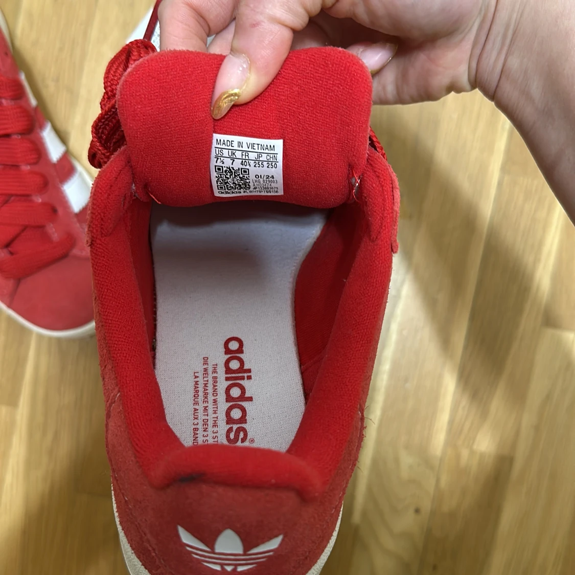 Röda Adidas Campus sneakers - 93