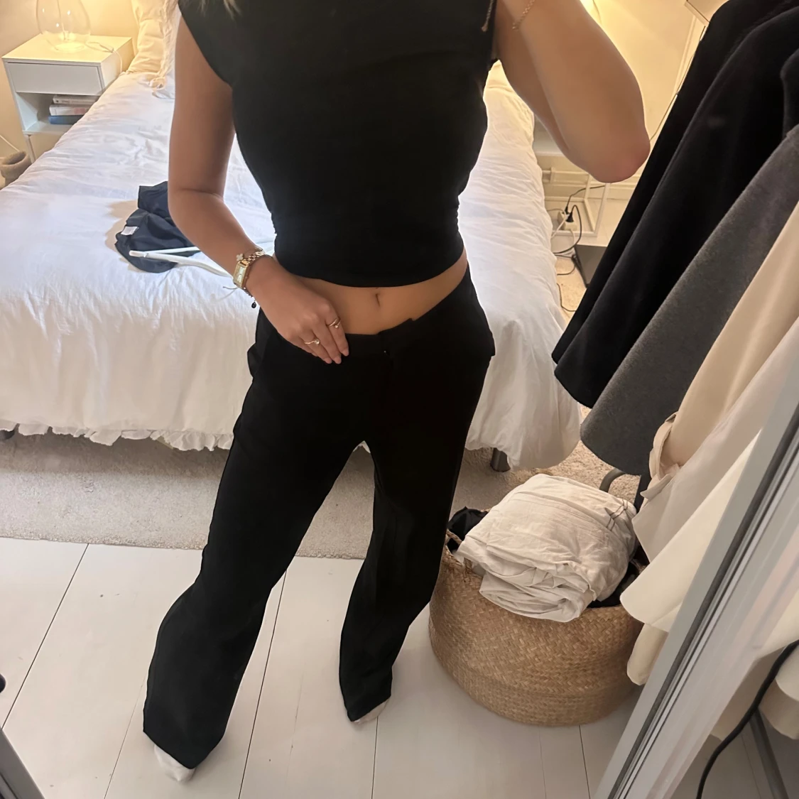 Low waist kostymbyxor - 90