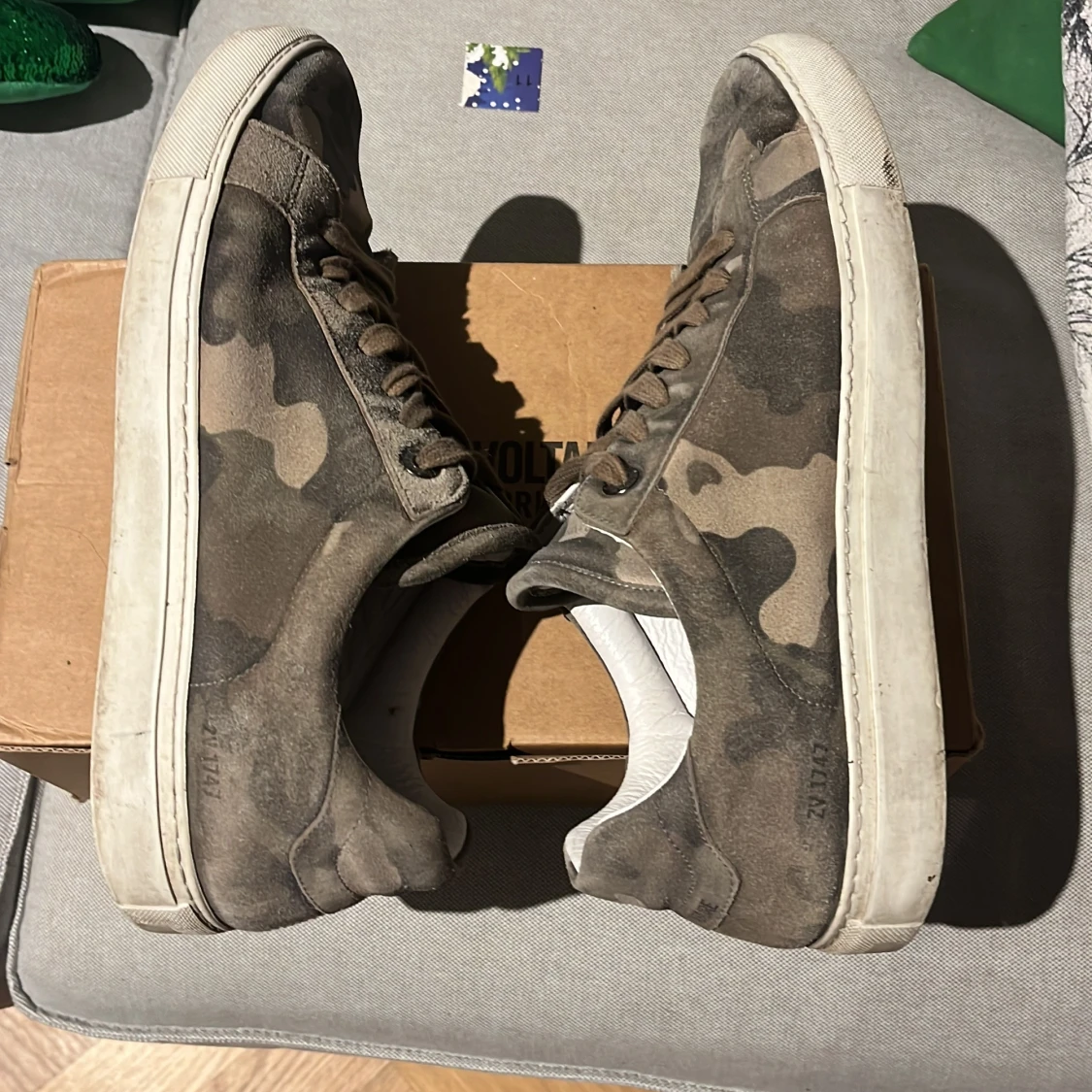 Zadig & Voltaire Camouflage sneakers i mocka - 4