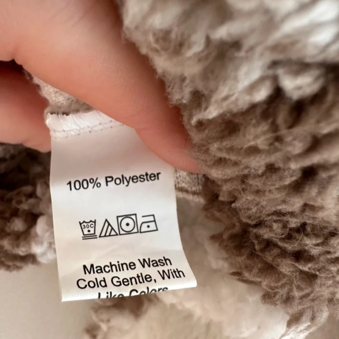 Rutig teddyjacka från Shein - 3